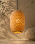Natural Bamboo aesthetic Light - With warm ambient glow