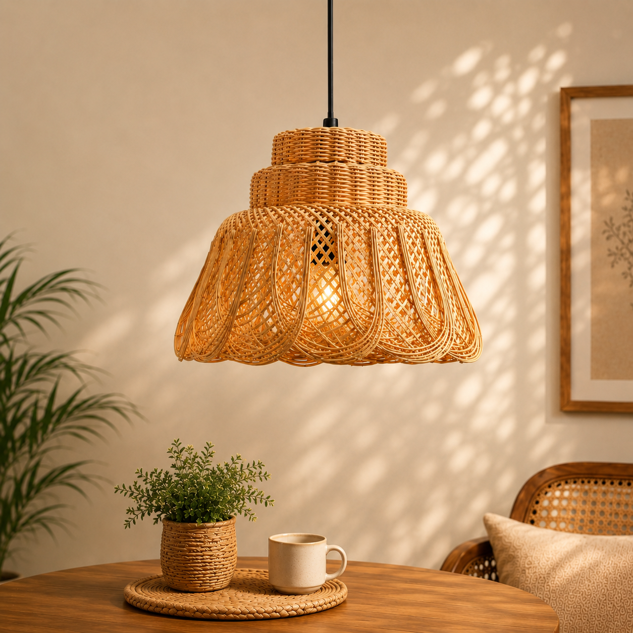 Thehill™-Handmade Northeast Bamboo light 💡