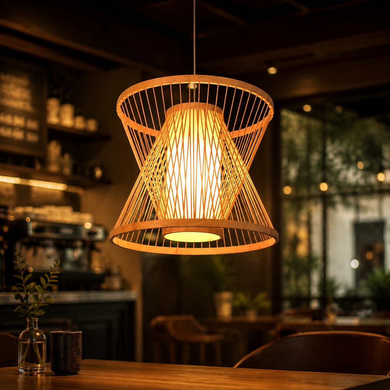 The Hill Hourglass Hanging Lamp – Warm Ambient Lighting