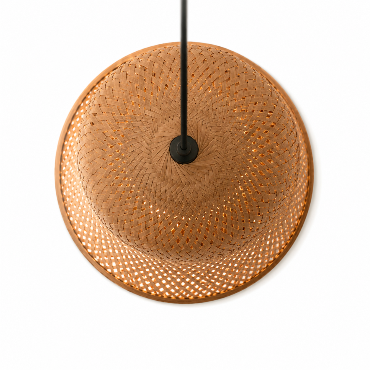 Eco-friendly Bamboo  aesthetic hanging light