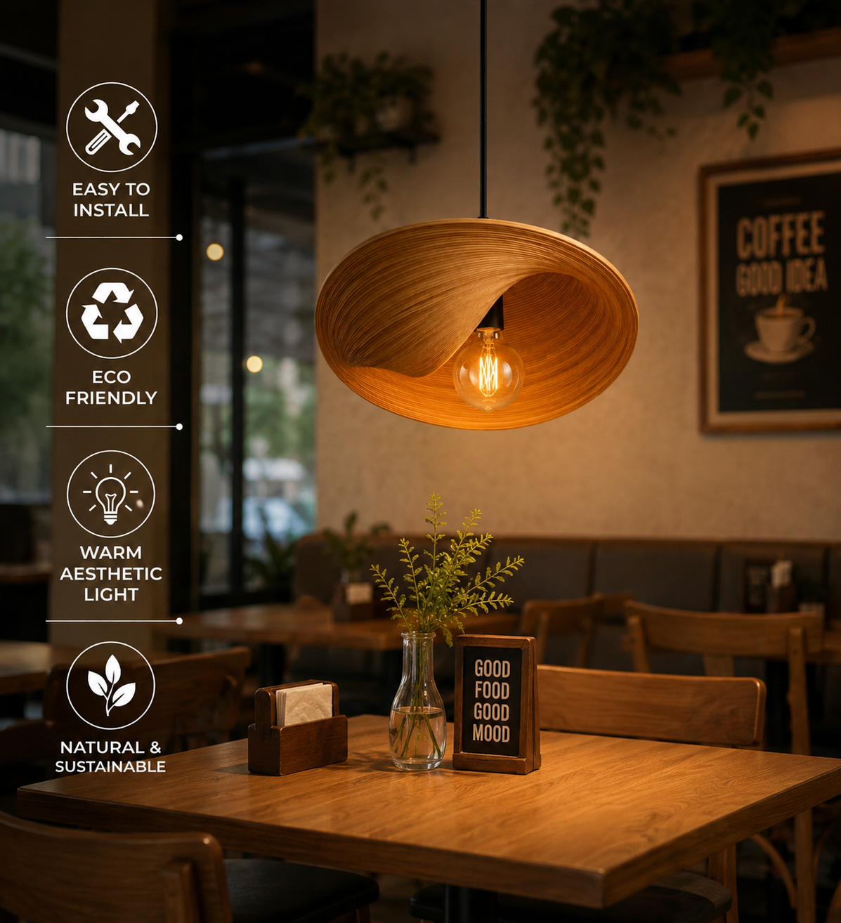 Sculptural BambooUnique Light – Modern Elegance northeast cozy light